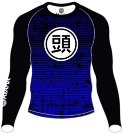Atama Ranked LS Rashguard Nero-Blu