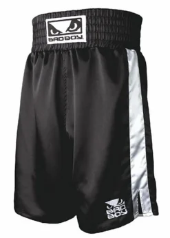 Bad Boy Boxing Short With Contrast Panels Nero-Bianco