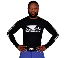 Bad Boy Long Sleeve Rashguard Nero-Bianco