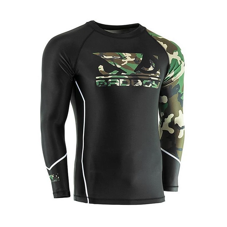 Bad Boy Soldier Rashguard Nero-Verde - immagine 2