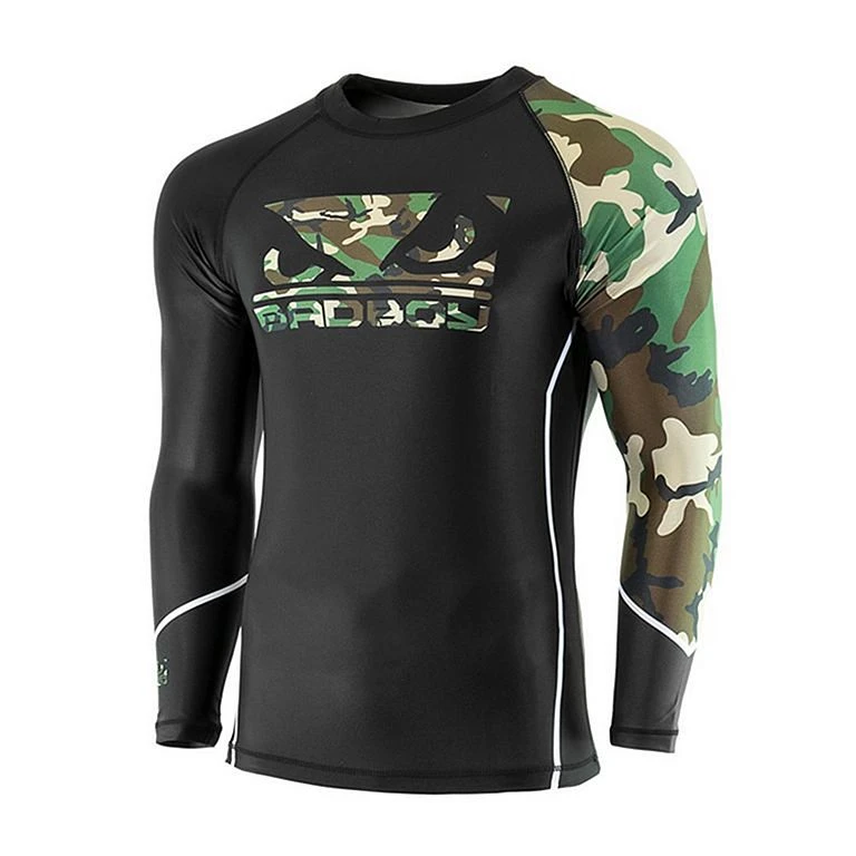 Bad Boy Soldier Rashguard Nero-Verde - immagine 4