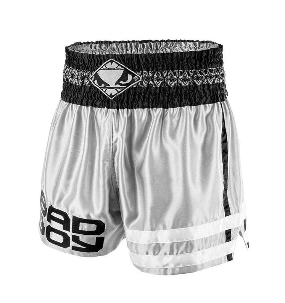 Bad Boy Tii Sok Muay Thai Shorts Grigio-Nero - immagine 2