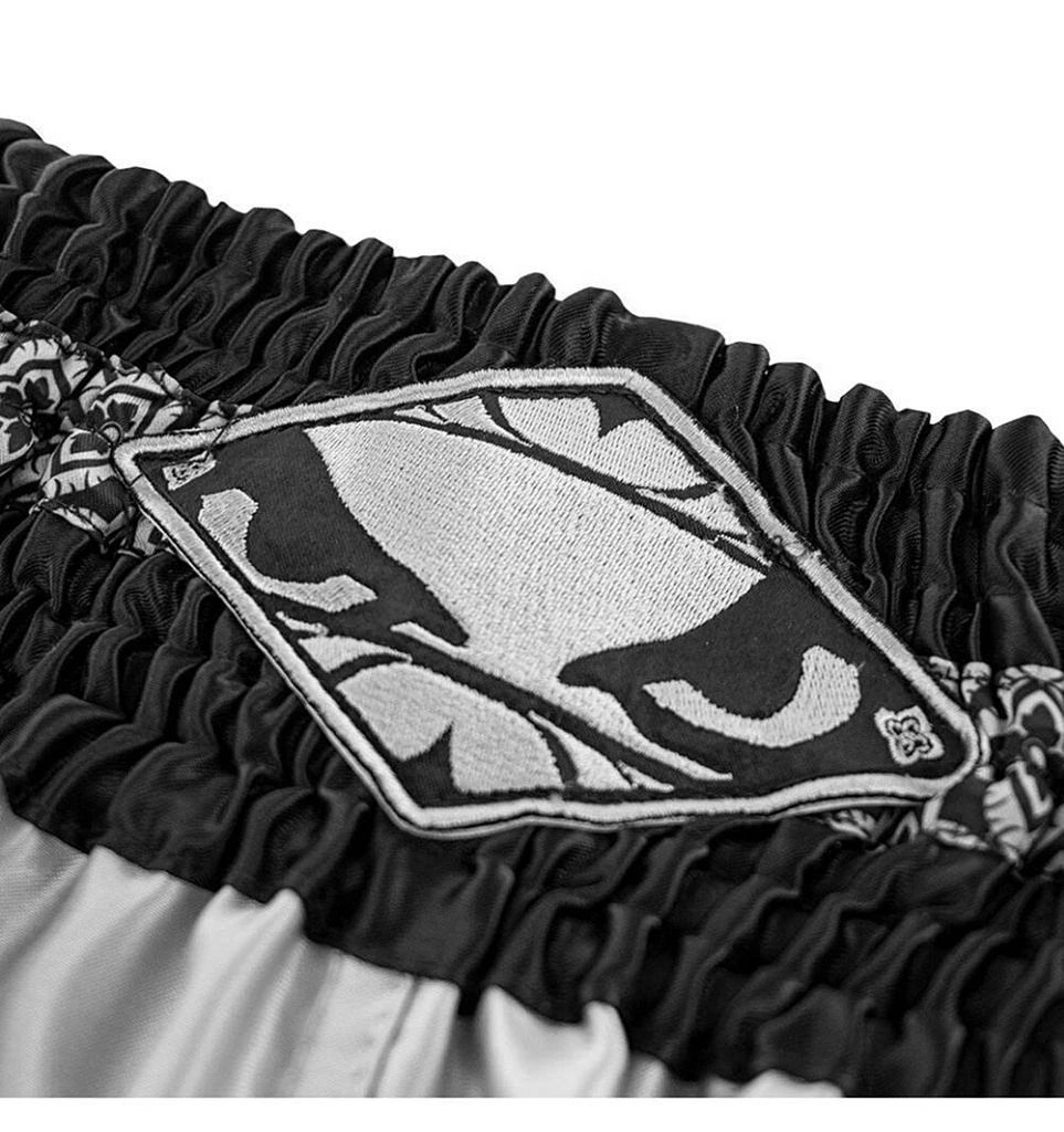 Bad Boy Tii Sok Muay Thai Shorts Grigio-Nero - immagine 4