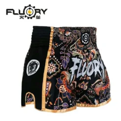 Fluory Muay Thai Short MTSF59 Nero-Multicolore