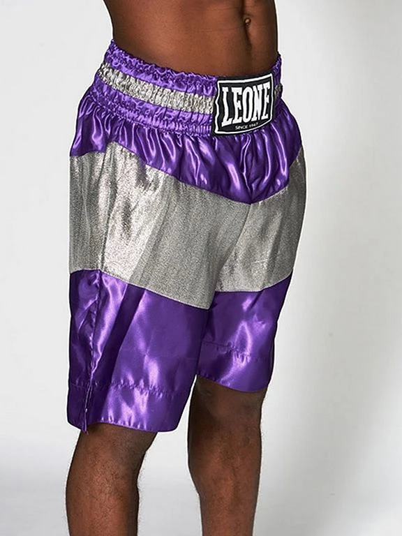 Leone 1947 Legend Boxing Shorts Viola-Argento