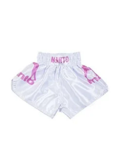 Manto Dual Muay Thai Short Bianco
