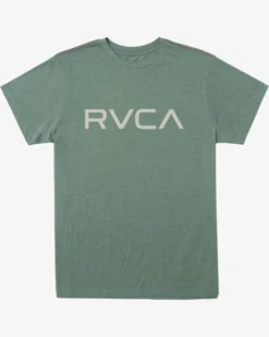 RVCA Big RVCA Tee Verde-Bianco