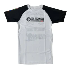 Soiltechnique Rashguard Logo Bianco-Nero