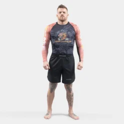 Tatami Eye Of The Tiger Eco Tech Recycled Rash Guard Nero-Marrone