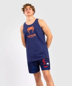 Venum Classic Tank Top Navy Blu-Arancione