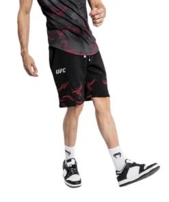 Venum UFC Authentic Fight Week 2.0 Cotton Short Nero-Rosso