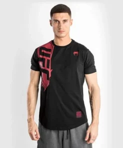 Venum UFC Authentic Fight Week 2.0 T Shirt Short Sleeves Nero-Rosso